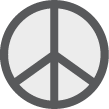 peace button